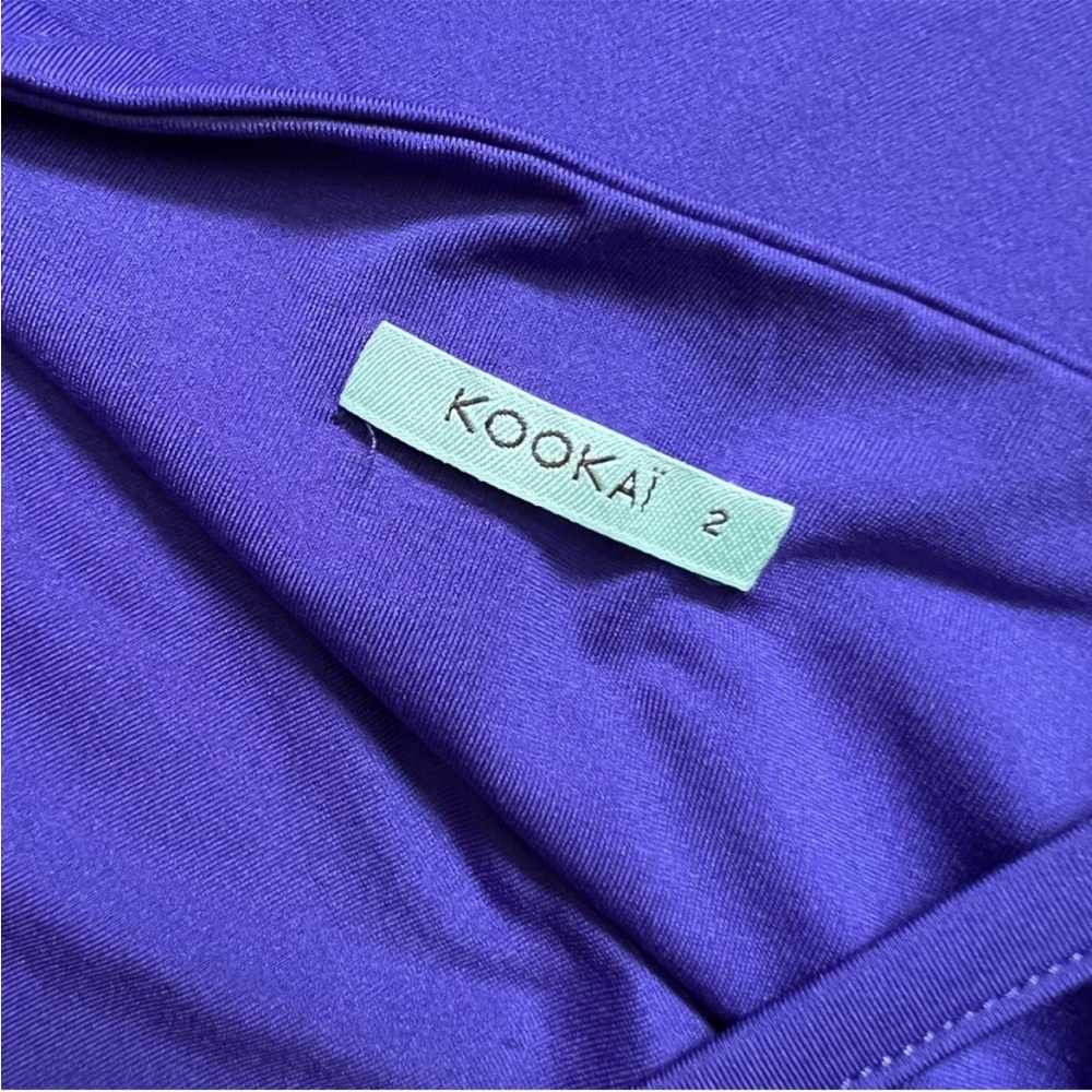 KOOKAI Square Neck Tank Size 2 Blue Crop Top - Picture 5 of 9